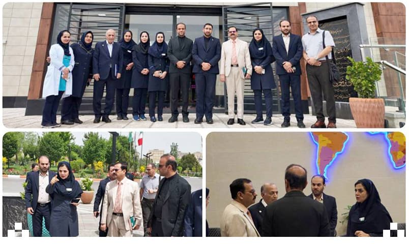 بازدید سرکنسول جدید هندوستان از بیمارستان فوق تخصصی رضوی