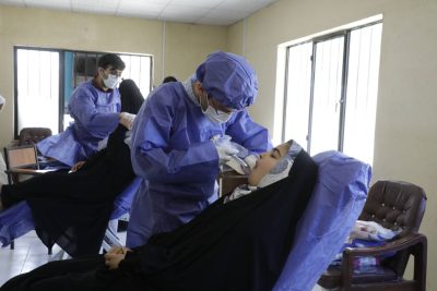 ارائه خدمات رایگان درمانی به سادات حاشیه شهر مشهد توسط بیمارستان رضوی