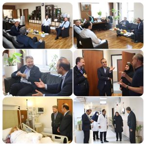 بازدید رئیس اداره گردشگری سلامت وزارت بهداشت از بیمارستان رضوی