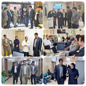 بازدید مدیران بیمارستان حکیم نیشابور از بیمارستان رضوی به مناسبت روز بهبود کیفیت